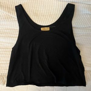 Piko 1988 Black Crop Tank